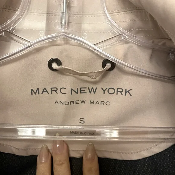 ✨NWT! Marc New York Hooded Trench Coat in Blush - Picture 10 of 16